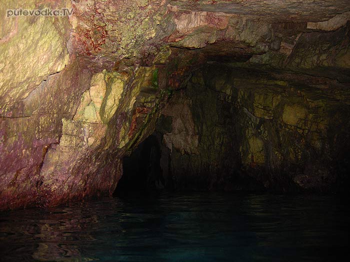   (Zante).   (Blue caves).