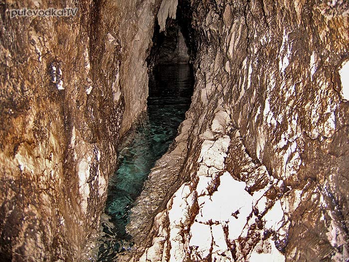   (Zante).   (Blue caves).