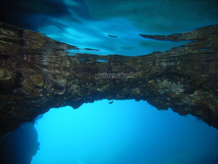   (Zante).   (Blue caves).