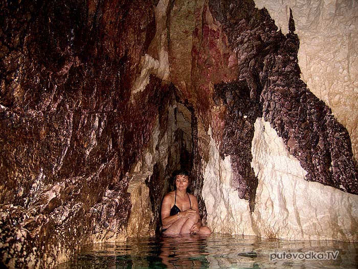   (Zante).   (Blue caves).