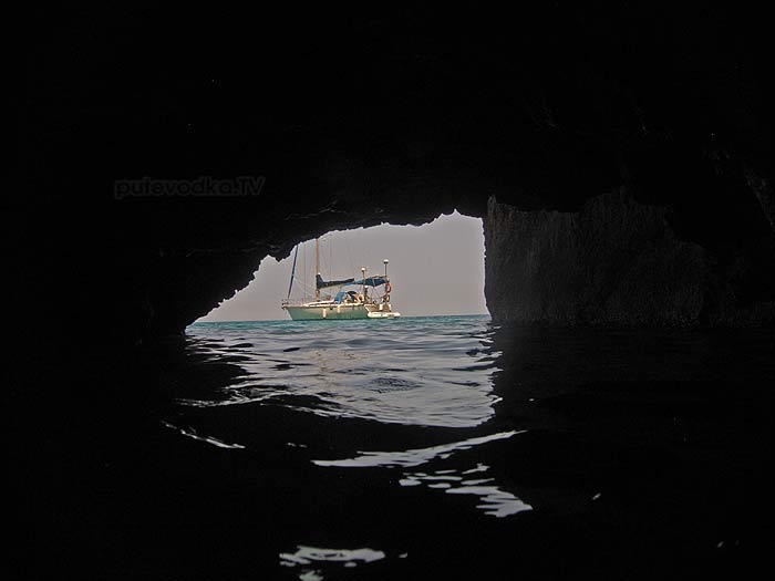   (Zante).   (Blue caves).