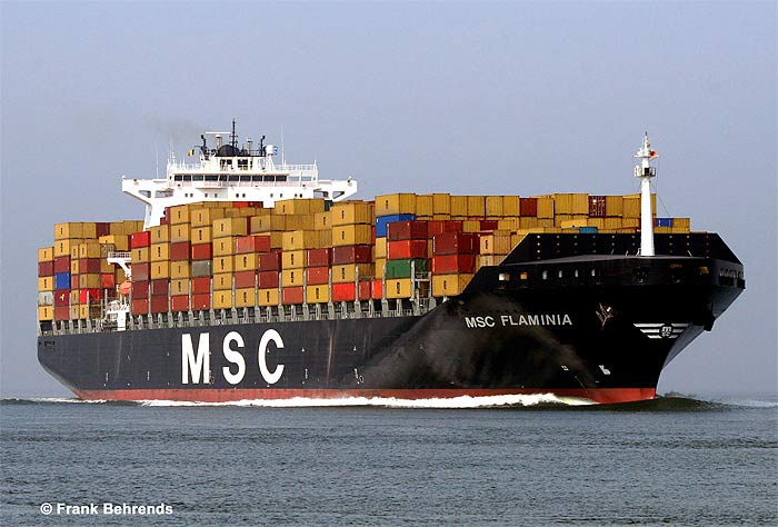 ��������. MSC Flaminia