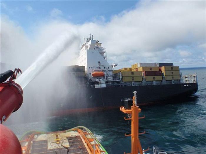 ����� �� �������� (MSC Flaminia) ������� ���������