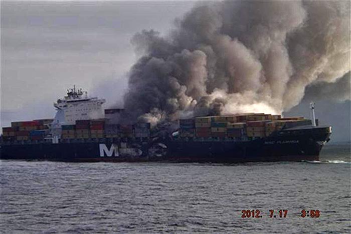 ����� �� �������� (MSC Flaminia) ������� ���������