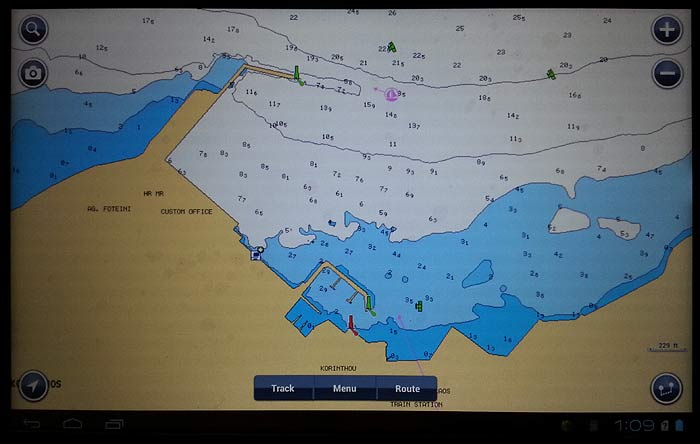 ������� ����������� ����������� GPS ��� ��������� Navionics
