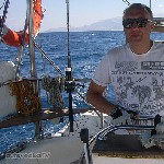 Фото: Яхта Пепелац. Греция. Патрасский залив. Дмитрий Кузнецов.