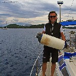 Фото: Греция. Ионическое море. Остров Лефкас. Яхта ПЕПЕЛАЦ. Парус Лефкас - Нидри.