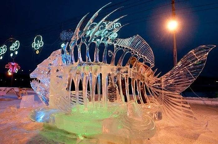 Россия: ледяные скульптуры зимы 2013-2014 гг. Красноярск. Россия: ледяные скульптуры зимы 2013-2014 гг. Красноярск.