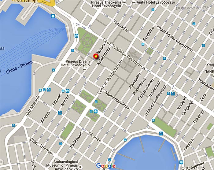 ����� ��������. �����. ������, 63. Hotel ACHILLION, Notara 63, 18535, Piraeus, Athens, Greece.