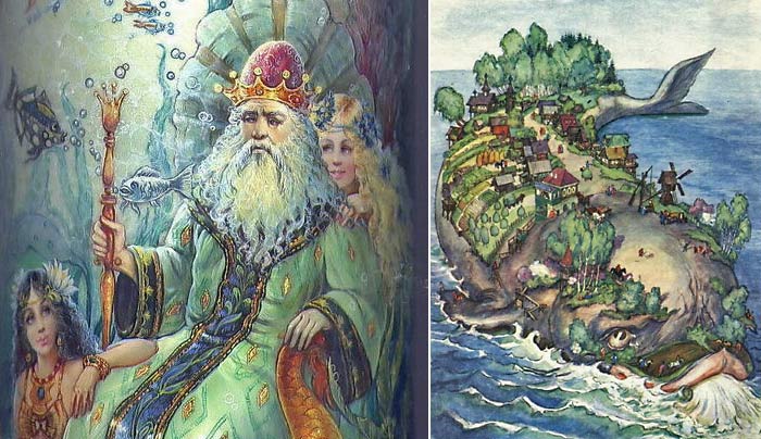 Царь морской, Ний, Полдонный царь, Водяник морской, Чудо-Юдо-Рыба-Кит Царь морской, Ний, Полдонный царь, Водяник морской, Чудо-Юдо-Рыба-Кит